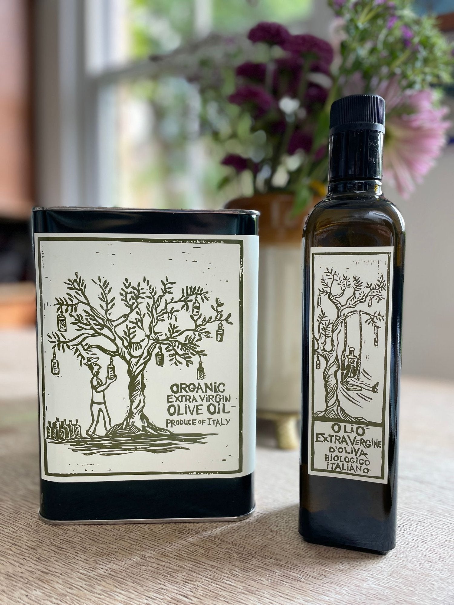 2025 harvest Organic Extra Virgin Olive Oil: Tin