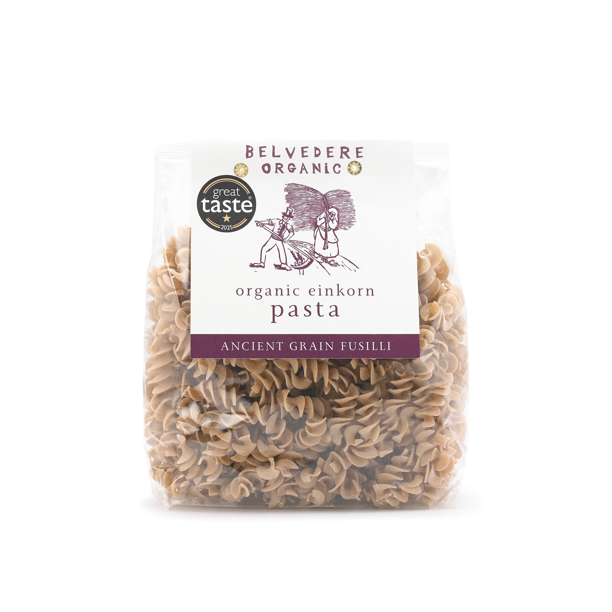 Organic Einkorn Pasta: Fusilli